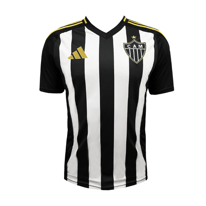 Camisa Atlético Mineiro I 2025/26 -Adidas Masculina Preta e Branca