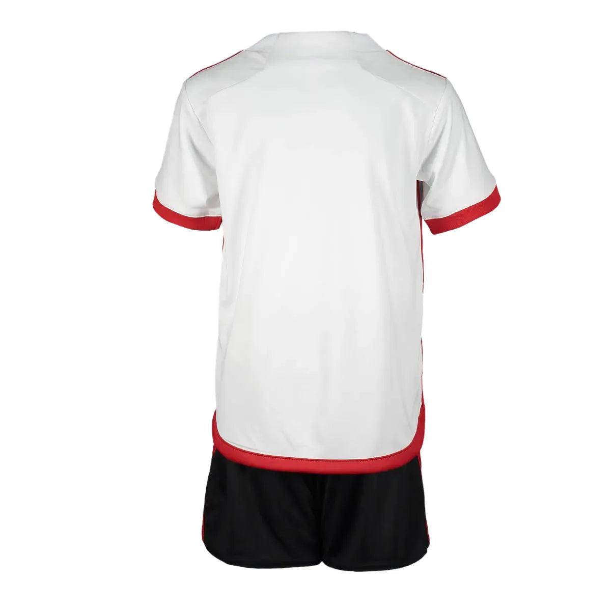 Conjunto Infantil Flamengo II 24/25 - Branco e Preto