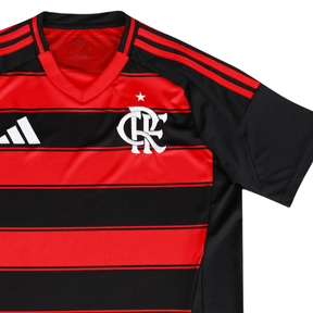 Camisa Flamengo I De Arrascaeta #10 2025/26 Masculina Adidas - Vermelho e Preto