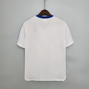 Camisa Real Madrid Treino 2021/22 Adidas Retrô - Branca