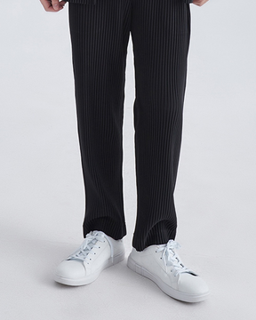 Rippengestrickte Baumwollhose