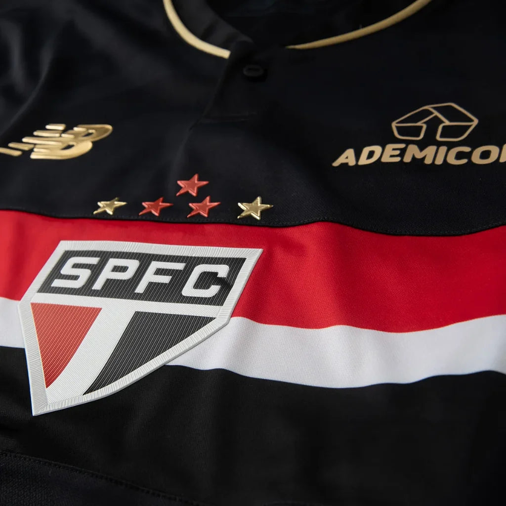 Camisa São Paulo Comemorativa III - 25/26 - Preta