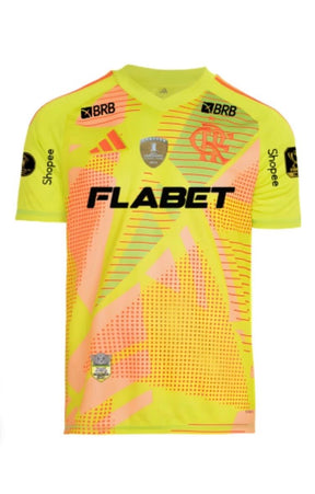 Camisa Flamengo Goleiro 2025/26 Adidas Masculina - Amarelo