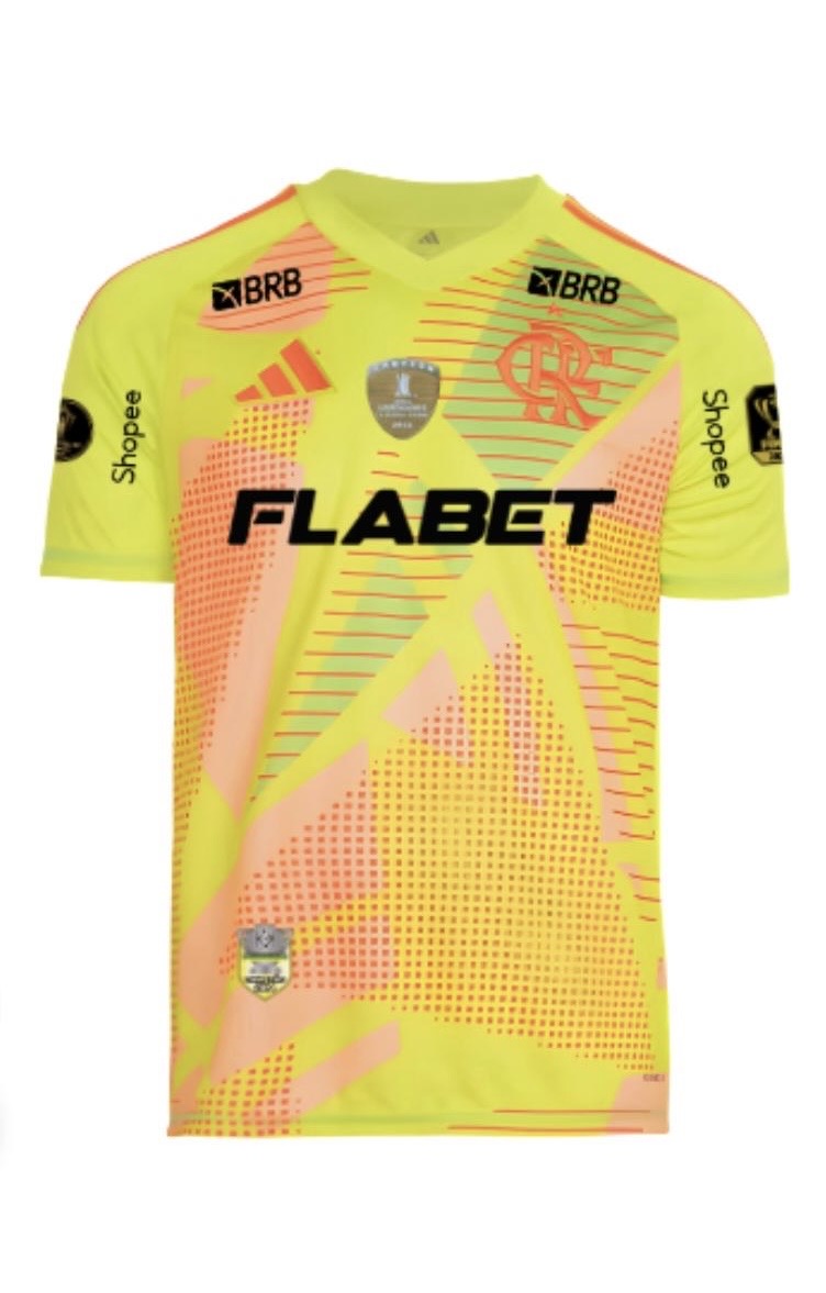 Camisa Flamengo Goleiro 2025/26 Adidas Masculina - Amarelo