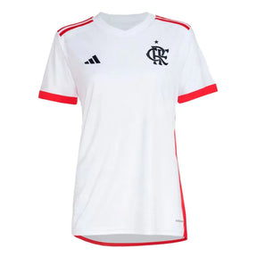 Camisa Flamengo Feminina Away 24/25 - Branca