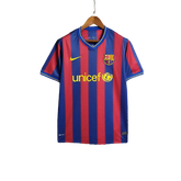 Camisa Retrô Barcelona Home 09/10 Torcedor Nike Masculina - Azul e Grená