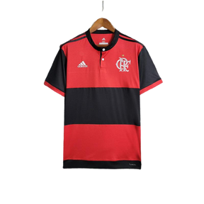 Camisa Flamengo I Home Retrô 2017/18 Adidas Masculina - Vermelho