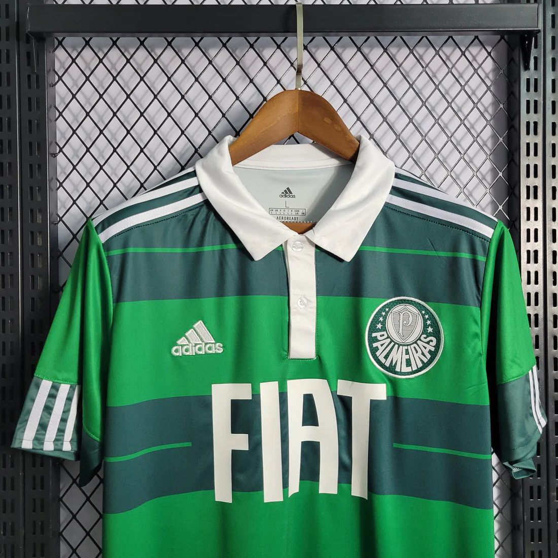 Camisa Palmeiras Retrô Fiat 2011 - Verde