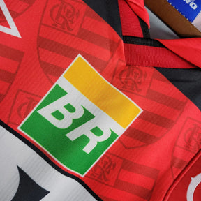 Camisa Flamengo Home 1995 Retrô - Vermelha e Preta