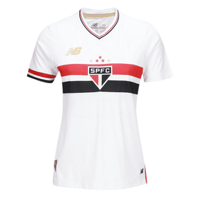 Camisa São Paulo I Feminina 2025/26 - Branca