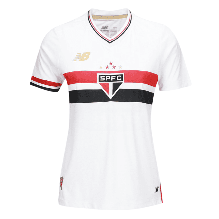 Camisa São Paulo I Feminina 2025/26 - Branca