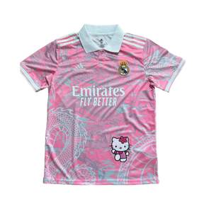 Camisa Real Madrid Hello Kitty 24/25 Rosa - Torcedor