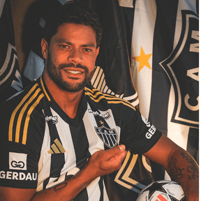 Camisa Atlético Mineiro I 2025/26 -Adidas Masculina Preta e Branca