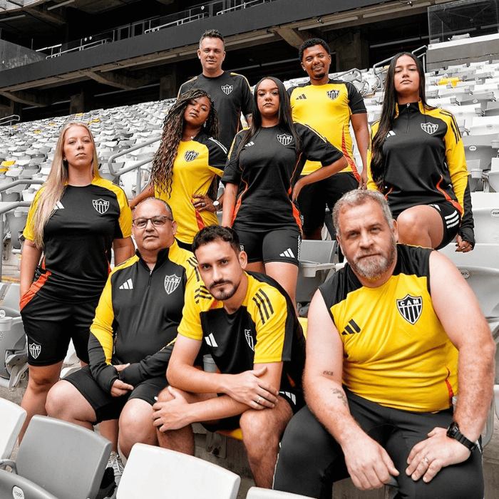 Camisa Atlético Mineiro Treino 2025/26 Adidas Masculina - Preta