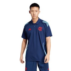 Camisa Flamengo Polo 2025/26 Adidas Masculina - Azul Marinho
