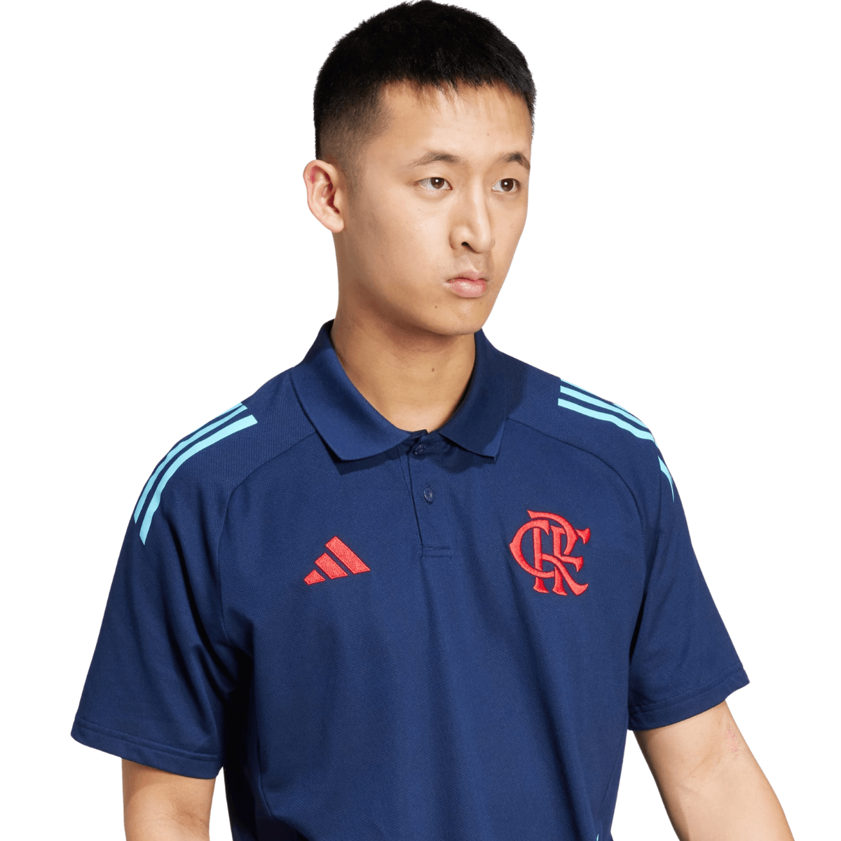 Camisa Flamengo Polo 2025/26 Adidas Masculina - Azul Marinho