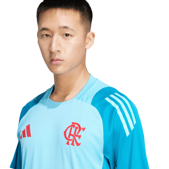Camisa Flamengo Treino 2025/26 Adidas Masculina - Azul