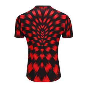 Camisa Flamengo Pré Jogo 2025/26 Masculina Adidas - Vermelho e Preto