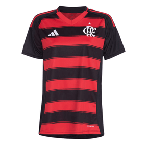 Camisa Flamengo 2025/26 Feminina Adidas - Vermelho e Preto