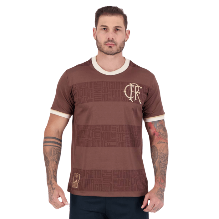 Camisa Flamengo Identidade Novembro Negro 2024/25 - Marrom