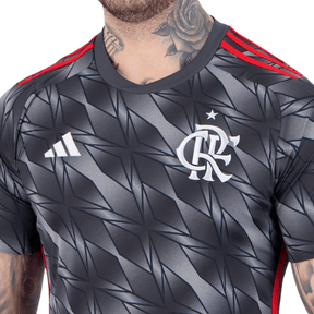 Camisa Flamengo III 2024/25 Adidas Masculino - Cinza
