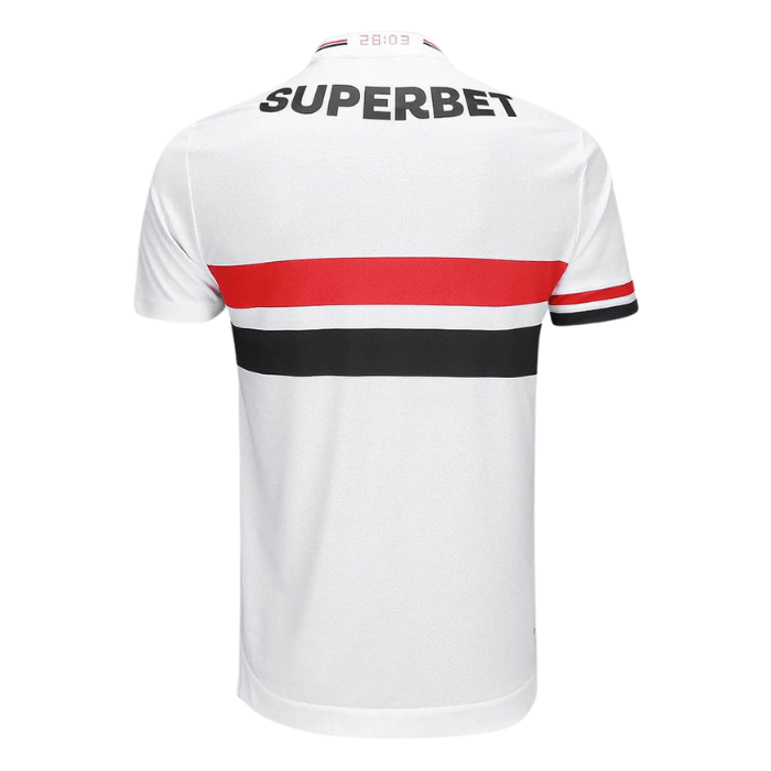 Camisa São Paulo I 2025/26 New Balance Masculina - Branca