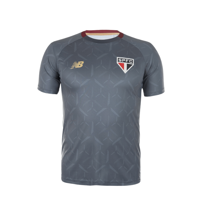 Camisa São Paulo Treino 2025/26 Masculina New Balance - Cinza