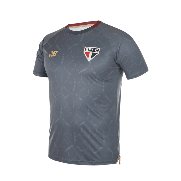 Camisa São Paulo Treino 2025/26 Masculina New Balance - Cinza