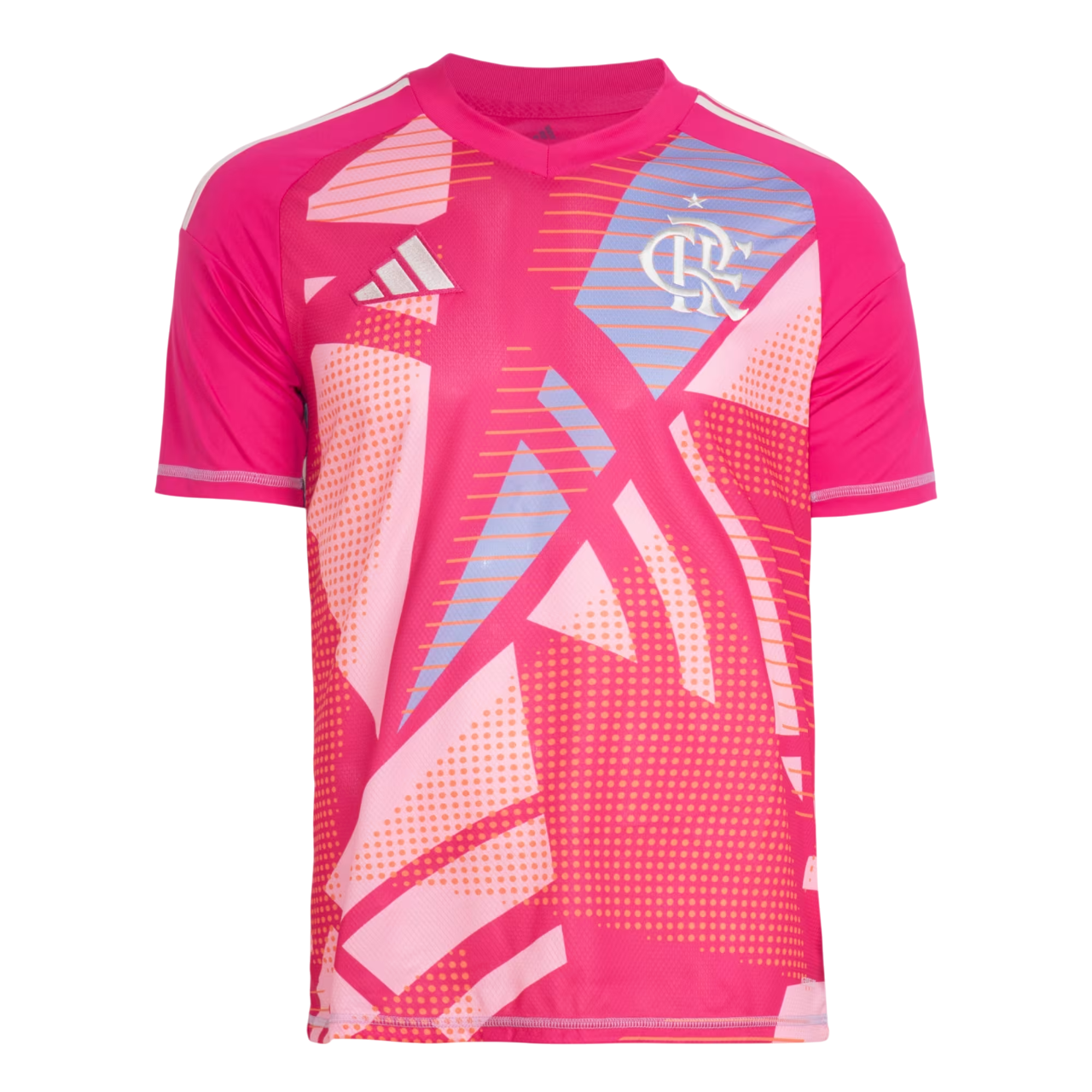Camisa de goleiro Flamengo Com Patrocínios 2025/26 Rosa - Masculina Torcedor