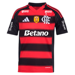 Camisa Flamengo I 2025/26 Masculina Adidas - Vermelho e Preto