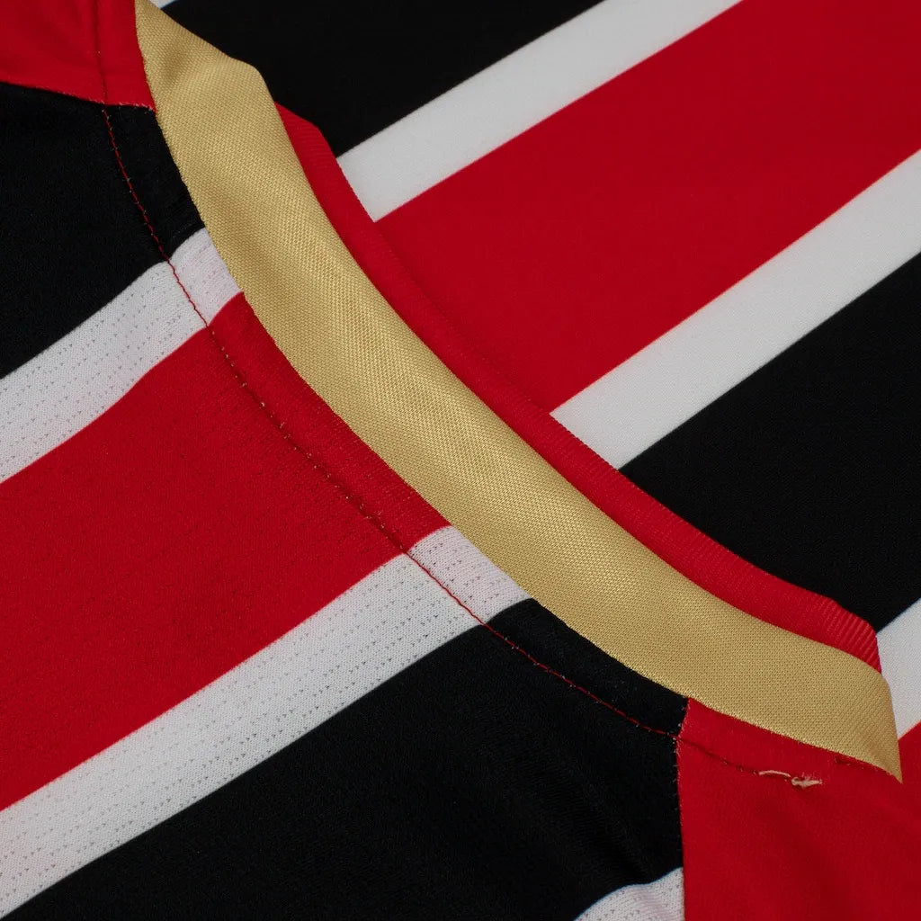 Camisa São Paulo Away 25/26 - Vermelha e Preta