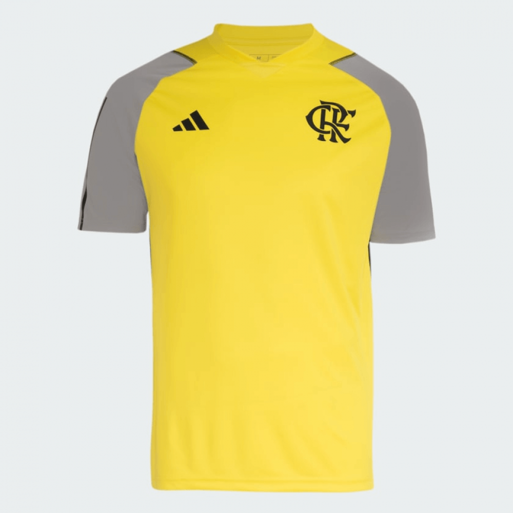 CAMISA FLAMENGO TREINO ATLETA 2024/25 AMARELA