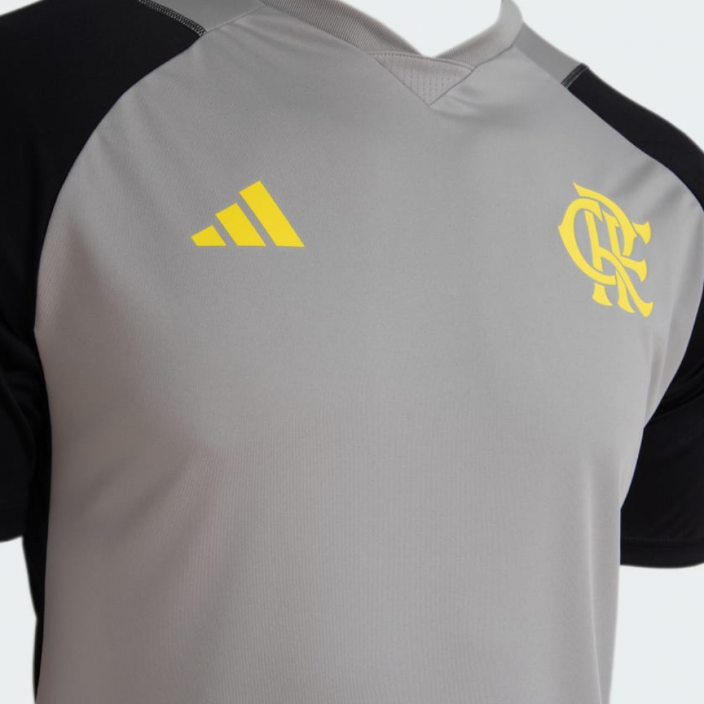 CAMISA FLAMENGO TREINO COMISSÃO 2024/25 CINZA