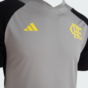 CAMISA FLAMENGO TREINO COMISSÃO 2024/25 CINZA