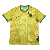 Camisa do Brasil Amarela Cristo Redentor 2024 Unissex