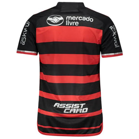 Camisa Flamengo Home 24/25 - Preta e Vermelha - C/ Patrocínio