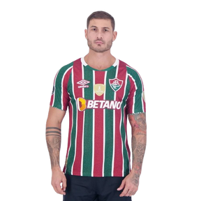 Camisa Fluminense Home 24/25 - Vinho e Verde