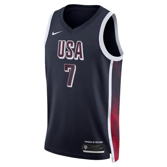 Camisa USA Basketball 2024 Nike Swingman Jersey Unisex Kevin Durant 7 Azul