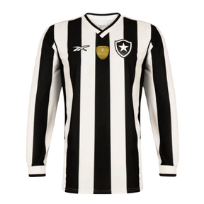 Camisa Botafogo Manga Longa I 2024/25 Masculina - Branco e Preto