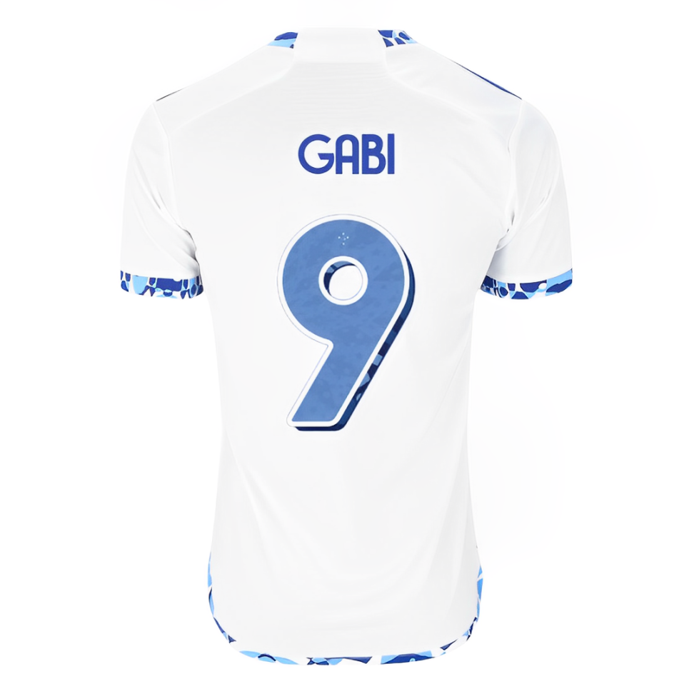 Camisa Cruzeiro I Gabi #9 2024/25 Masculina - Branca