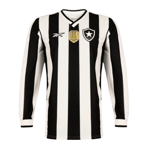 Camisa Botafogo Manga Longa I 2024/25 Masculina - Branco e Preto