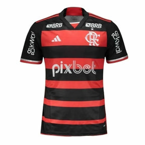 Camisa Flamengo Home 24/25 - Preta e Vermelha