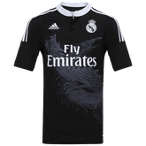 Camisa Real Madrid Third 14/15 Retrô - Preta
