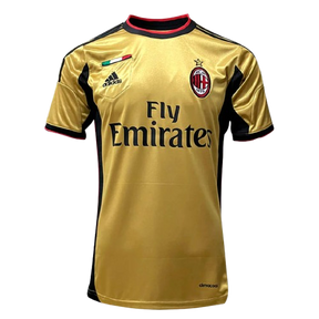 Camisa Retrô Milan III Third Adidas 2013/14 Masculino Dourado