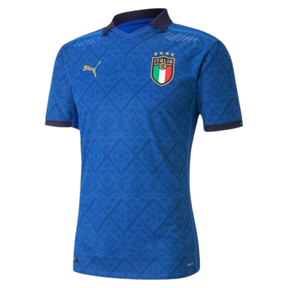 Camisa Retrô Italia I Home Puma Torcedor 2020/21 Masculino Azul