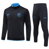 Conjunto Treino Napoli Ziper Longo Azul 2023/24