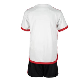 Conjunto Infantil Flamengo II 24/25 - Branco e Preto